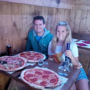 Pizza in Italy!