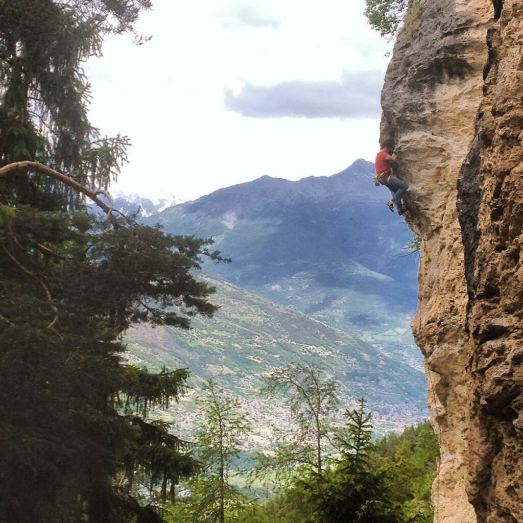 Steep limestone
