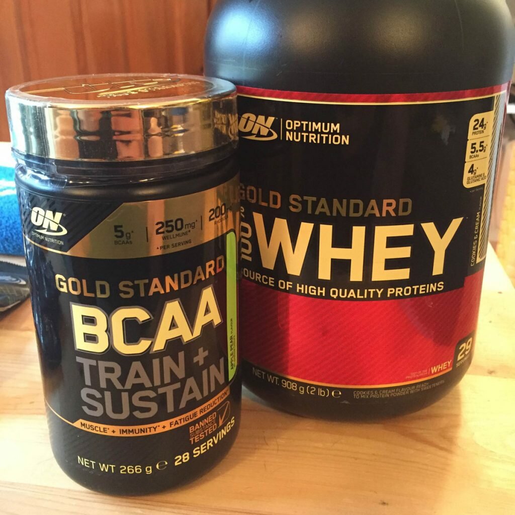 BCAAs and Whey Protein