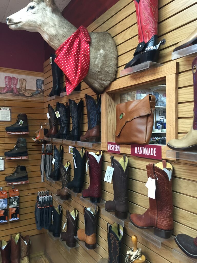 So many boots..