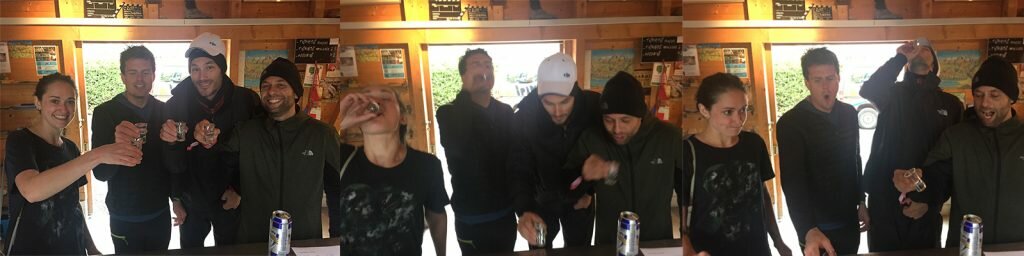 Post-canyoning schnaps