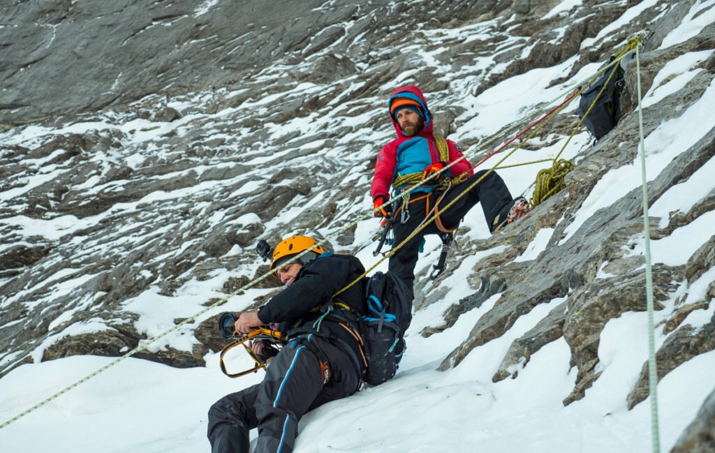 Filming on the north face of the Eiger was pretty cool..